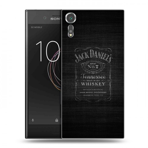 Дизайнерский пластиковый чехол для Sony Xperia XZs Jack Daniels