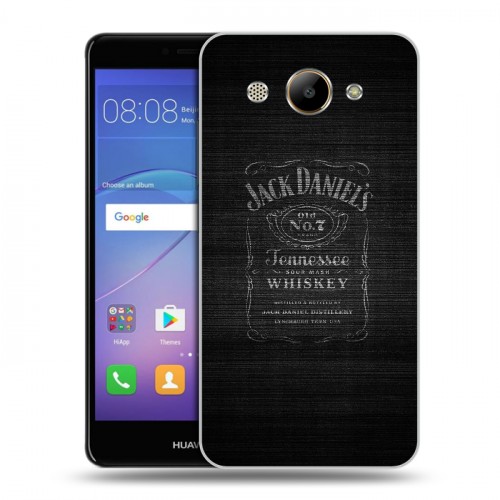 Дизайнерский пластиковый чехол для Huawei Y3 (2017) Jack Daniels