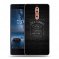 Дизайнерский пластиковый чехол для Nokia 8 Jack Daniels