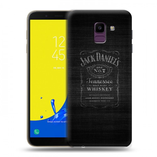 Дизайнерский пластиковый чехол для Samsung Galaxy J6 Jack Daniels