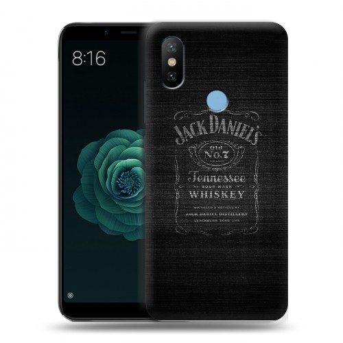 Дизайнерский силиконовый чехол для Xiaomi Mi A2 Jack Daniels