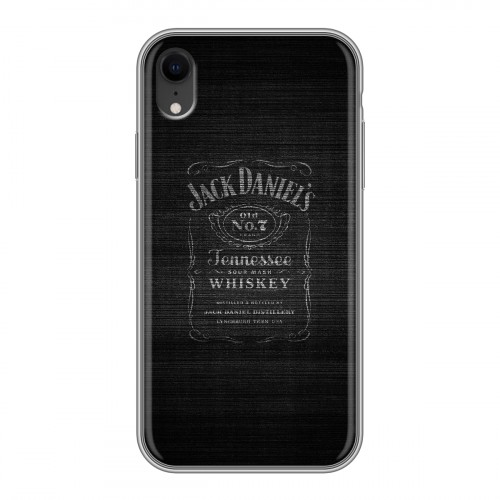 Дизайнерский силиконовый чехол для Iphone Xr Jack Daniels