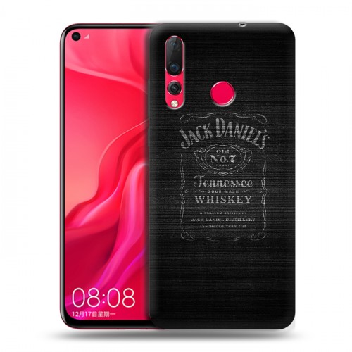 Дизайнерский пластиковый чехол для Huawei Nova 4 Jack Daniels