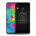 Дизайнерский пластиковый чехол для Samsung Galaxy M20 Jack Daniels