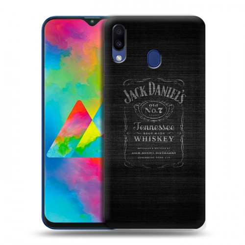 Дизайнерский пластиковый чехол для Samsung Galaxy M20 Jack Daniels