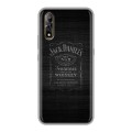 Дизайнерский силиконовый с усиленными углами чехол для Vivo V17 Neo Jack Daniels