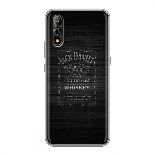 Дизайнерский силиконовый с усиленными углами чехол для Vivo V17 Neo Jack Daniels