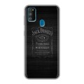 Дизайнерский силиконовый чехол для Samsung Galaxy M30s Jack Daniels