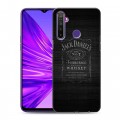 Дизайнерский силиконовый чехол для Realme 5 Jack Daniels