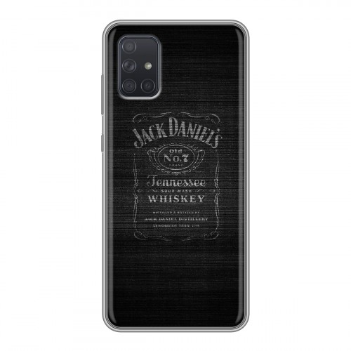 Дизайнерский силиконовый чехол для Samsung Galaxy A71 Jack Daniels