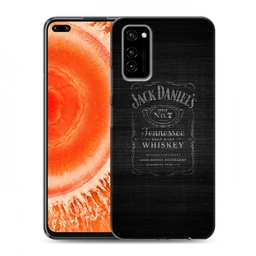 Дизайнерский силиконовый чехол для Huawei Honor View 30 Pro Jack Daniels