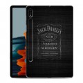 Дизайнерский силиконовый чехол для Samsung Galaxy Tab S7 Jack Daniels