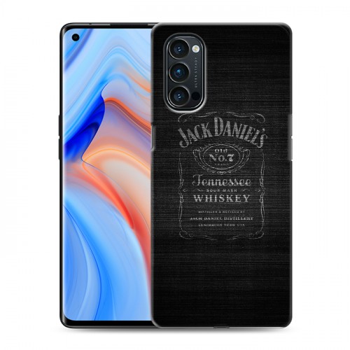 Дизайнерский пластиковый чехол для OPPO Reno4 Pro Jack Daniels