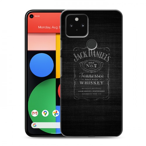 Дизайнерский пластиковый чехол для Google Pixel 5 Jack Daniels