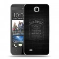 Дизайнерский пластиковый чехол для HTC Desire 300 Jack Daniels