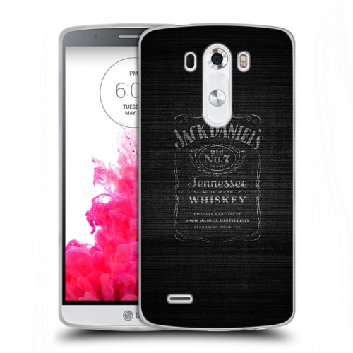 Дизайнерский пластиковый чехол для LG G3 (Dual-LTE) Jack Daniels