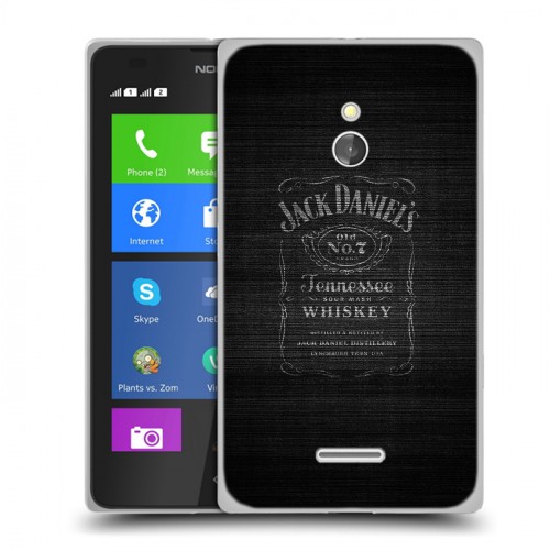 Дизайнерский силиконовый чехол для Nokia XL Jack Daniels