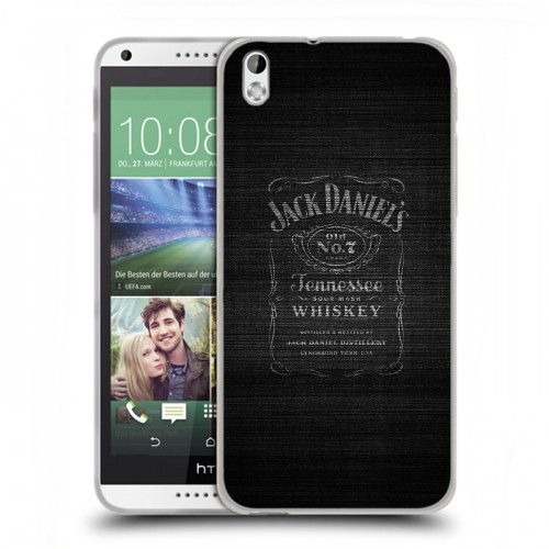 Дизайнерский пластиковый чехол для HTC Desire 816 Jack Daniels