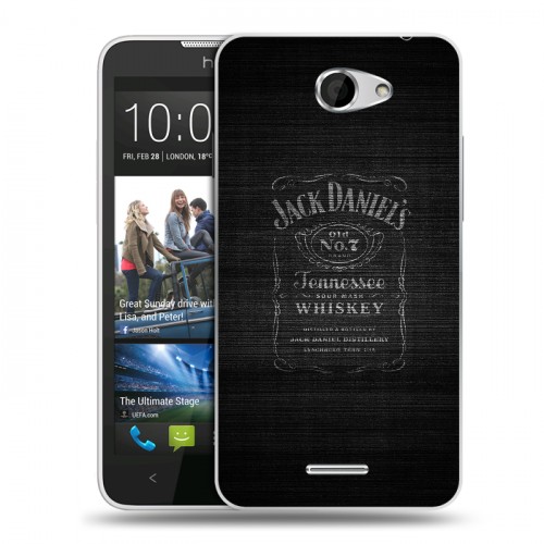 Дизайнерский пластиковый чехол для HTC Desire 516 Jack Daniels