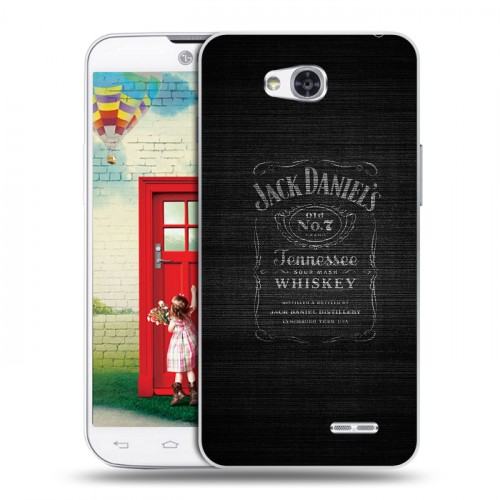 Дизайнерский пластиковый чехол для LG L80 Jack Daniels