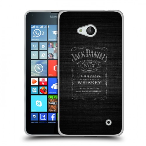 Дизайнерский пластиковый чехол для Microsoft Lumia 640 Jack Daniels