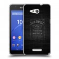 Дизайнерский пластиковый чехол для Sony Xperia E4g Jack Daniels