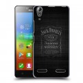 Дизайнерский пластиковый чехол для Lenovo A6000 Jack Daniels