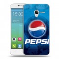 Дизайнерский силиконовый чехол для Alcatel One Touch POP 3 5 Pepsi