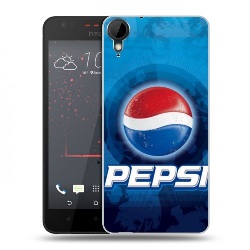 Дизайнерский пластиковый чехол для HTC Desire 825 Pepsi