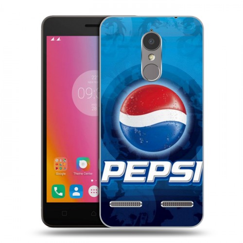 Дизайнерский пластиковый чехол для Lenovo K6 Pepsi