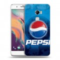 Дизайнерский пластиковый чехол для HTC One X10 Pepsi