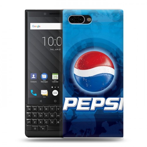 Дизайнерский пластиковый чехол для BlackBerry KEY2 Pepsi