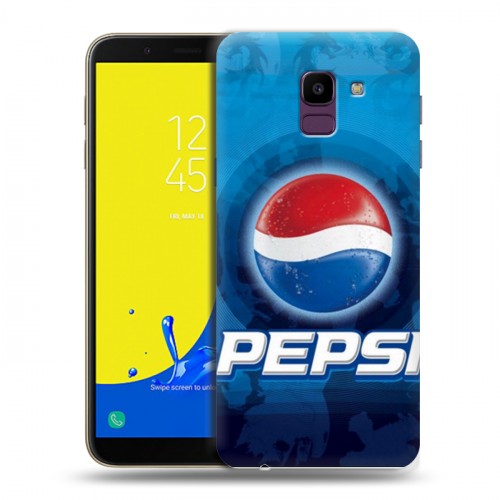 Дизайнерский пластиковый чехол для Samsung Galaxy J6 Pepsi