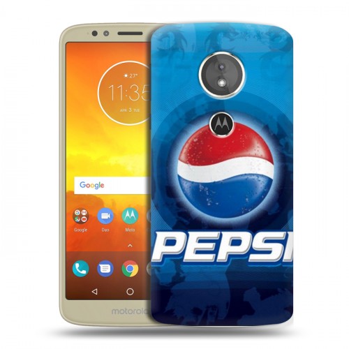 Дизайнерский пластиковый чехол для Motorola Moto E5 Pepsi