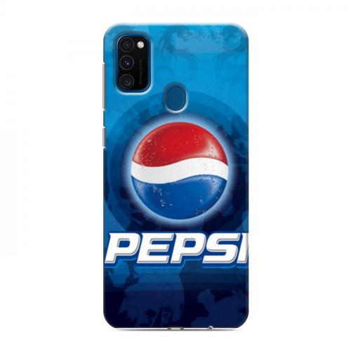 Дизайнерский силиконовый чехол для Samsung Galaxy M30s Pepsi