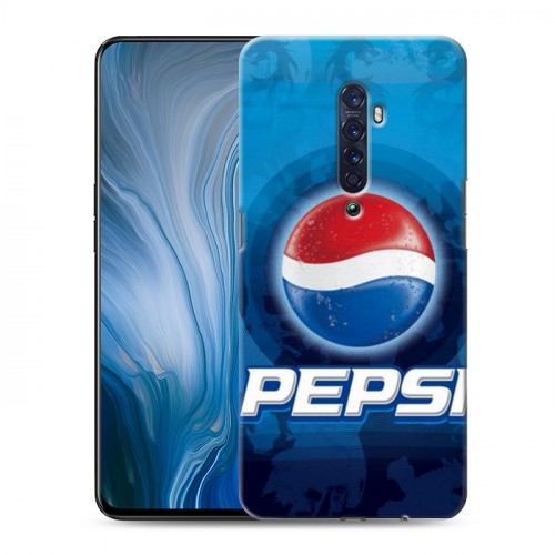 Дизайнерский силиконовый чехол для OPPO Reno2 Z Pepsi