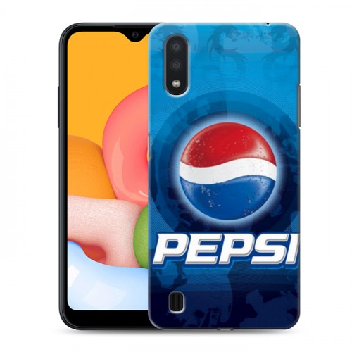 Дизайнерский силиконовый чехол для Samsung Galaxy M01 Pepsi