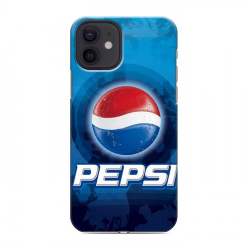 Дизайнерский силиконовый чехол для Iphone 12 Pepsi