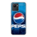 Дизайнерский силиконовый чехол для Realme C30 Pepsi