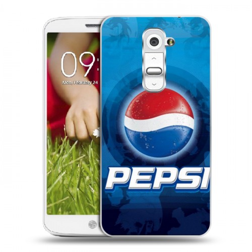 Дизайнерский пластиковый чехол для LG Optimus G2 mini Pepsi