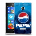 Дизайнерский пластиковый чехол для Microsoft Lumia 435 Pepsi