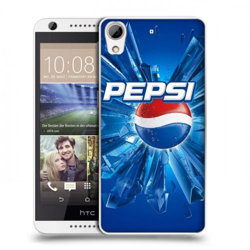 Дизайнерский силиконовый чехол для HTC Desire 626 Pepsi