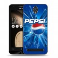 Дизайнерский пластиковый чехол для ASUS Zenfone Go Pepsi