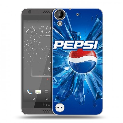 Дизайнерский пластиковый чехол для HTC Desire 530 Pepsi