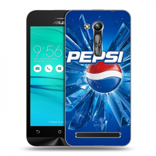 Дизайнерский пластиковый чехол для ASUS ZenFone Go 4.5 ZB452KG Pepsi
