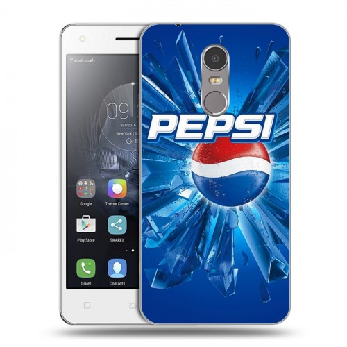 Дизайнерский пластиковый чехол для Lenovo K6 Note Pepsi