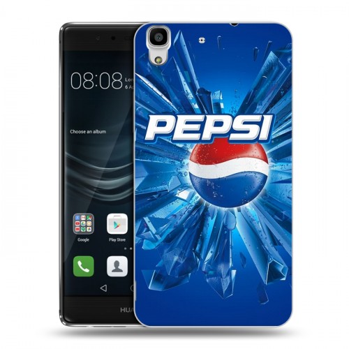 Дизайнерский пластиковый чехол для Huawei Y6II Pepsi