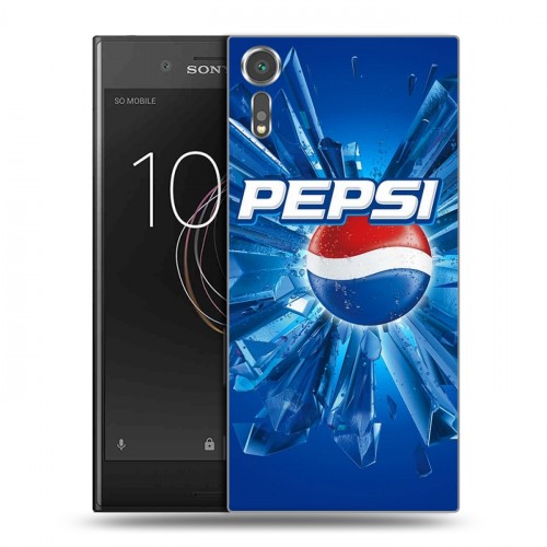 Дизайнерский пластиковый чехол для Sony Xperia XZs Pepsi