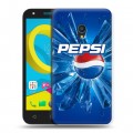 Дизайнерский пластиковый чехол для Alcatel U5 Pepsi