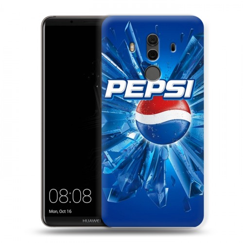 Дизайнерский пластиковый чехол для Huawei Mate 10 Pro Pepsi